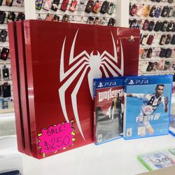 PS4 Pro 1TB Spiderman