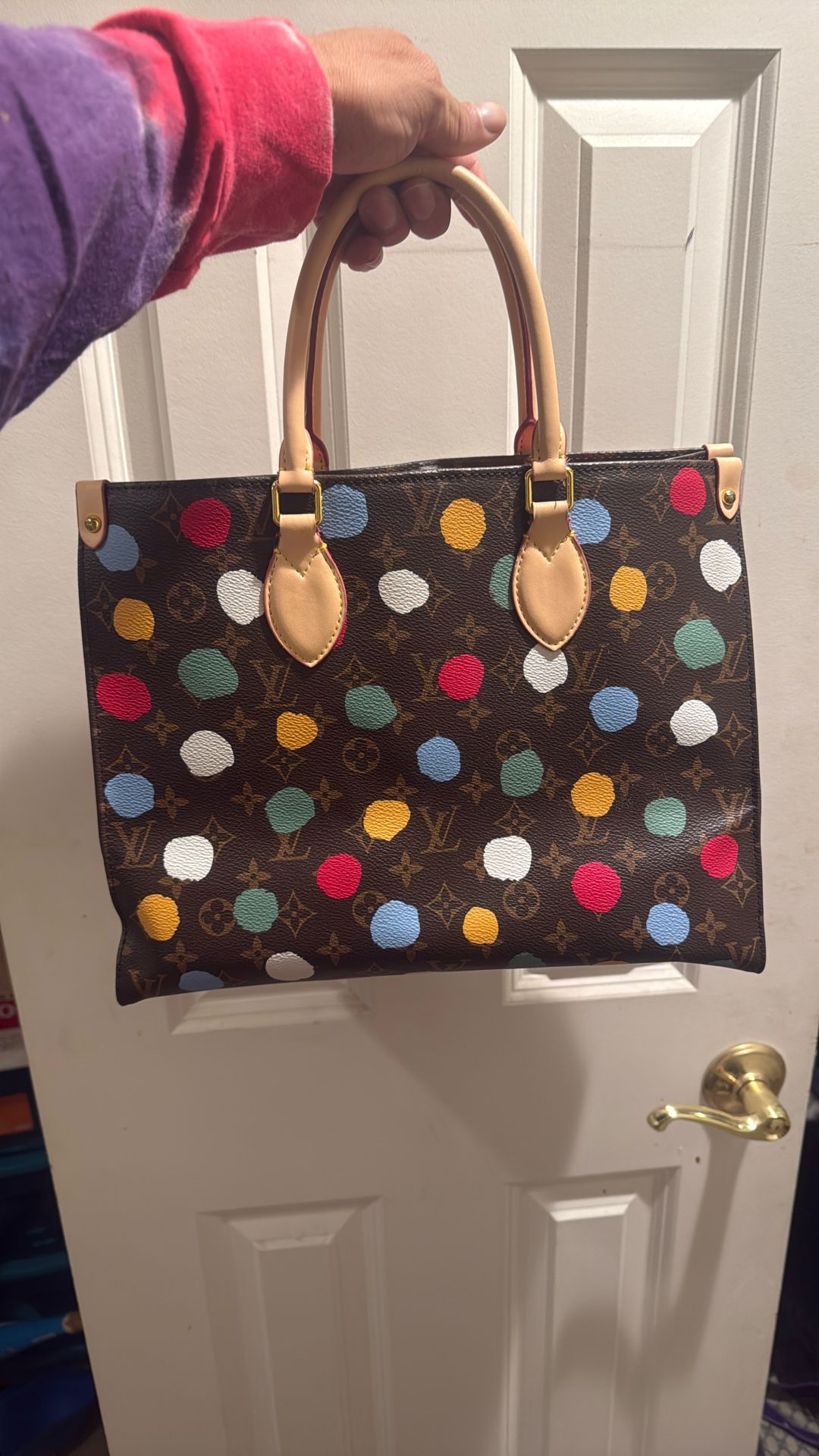LV polkadot bag