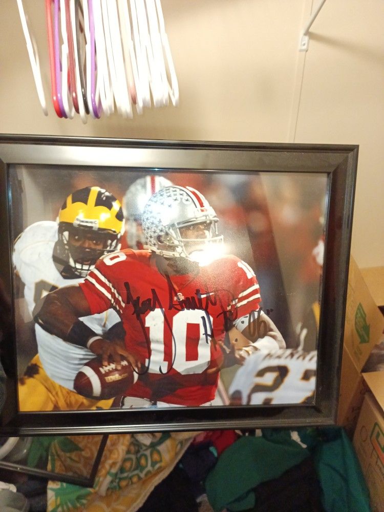 Ohio State Troy Smith Signed Picture