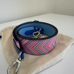 Louis Vuitton Epi Tropical  Bandouliere Reversible Shoulder Strap Blue Rose