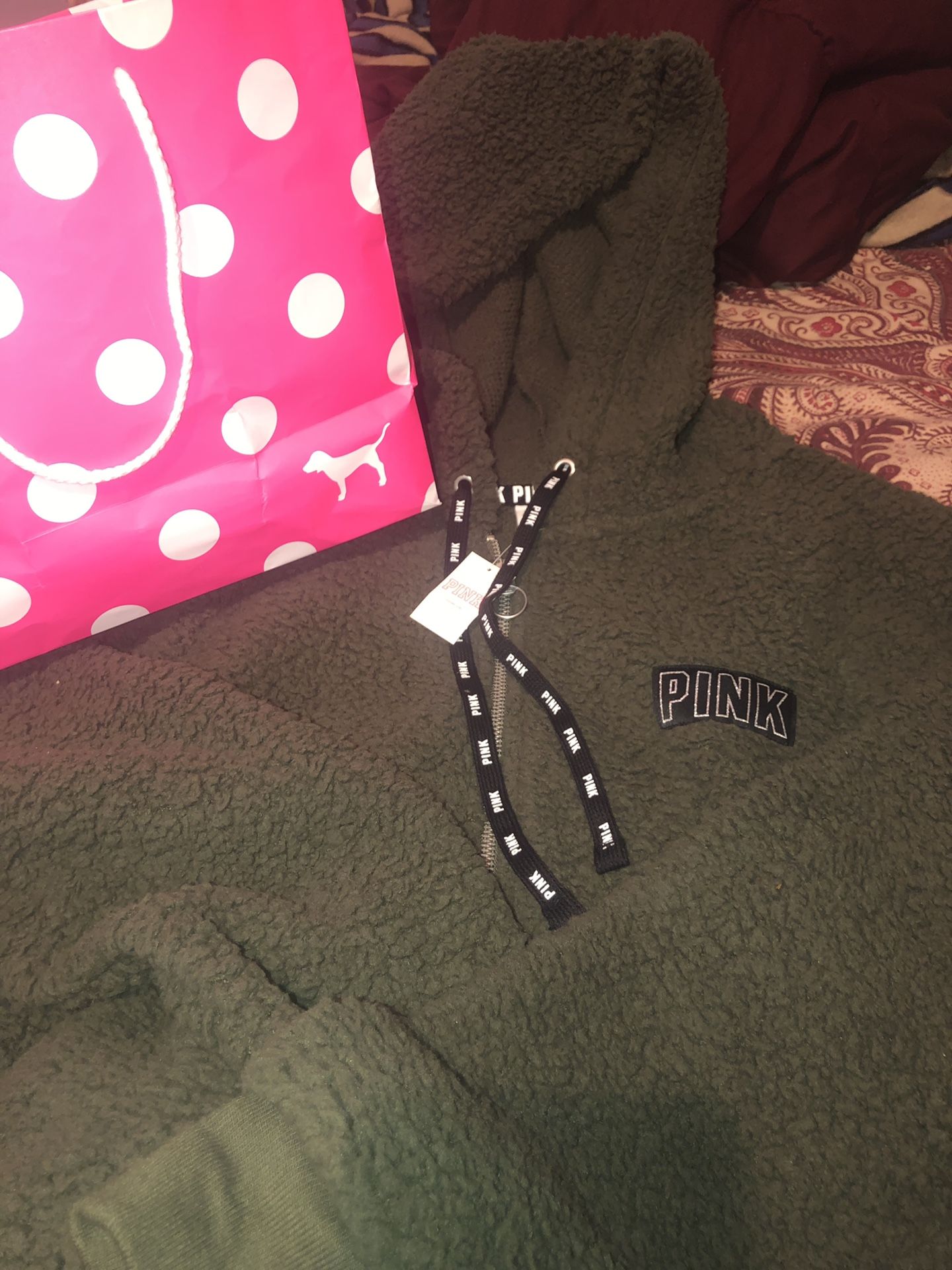 PINK NEW FLEECE JACKET (S)