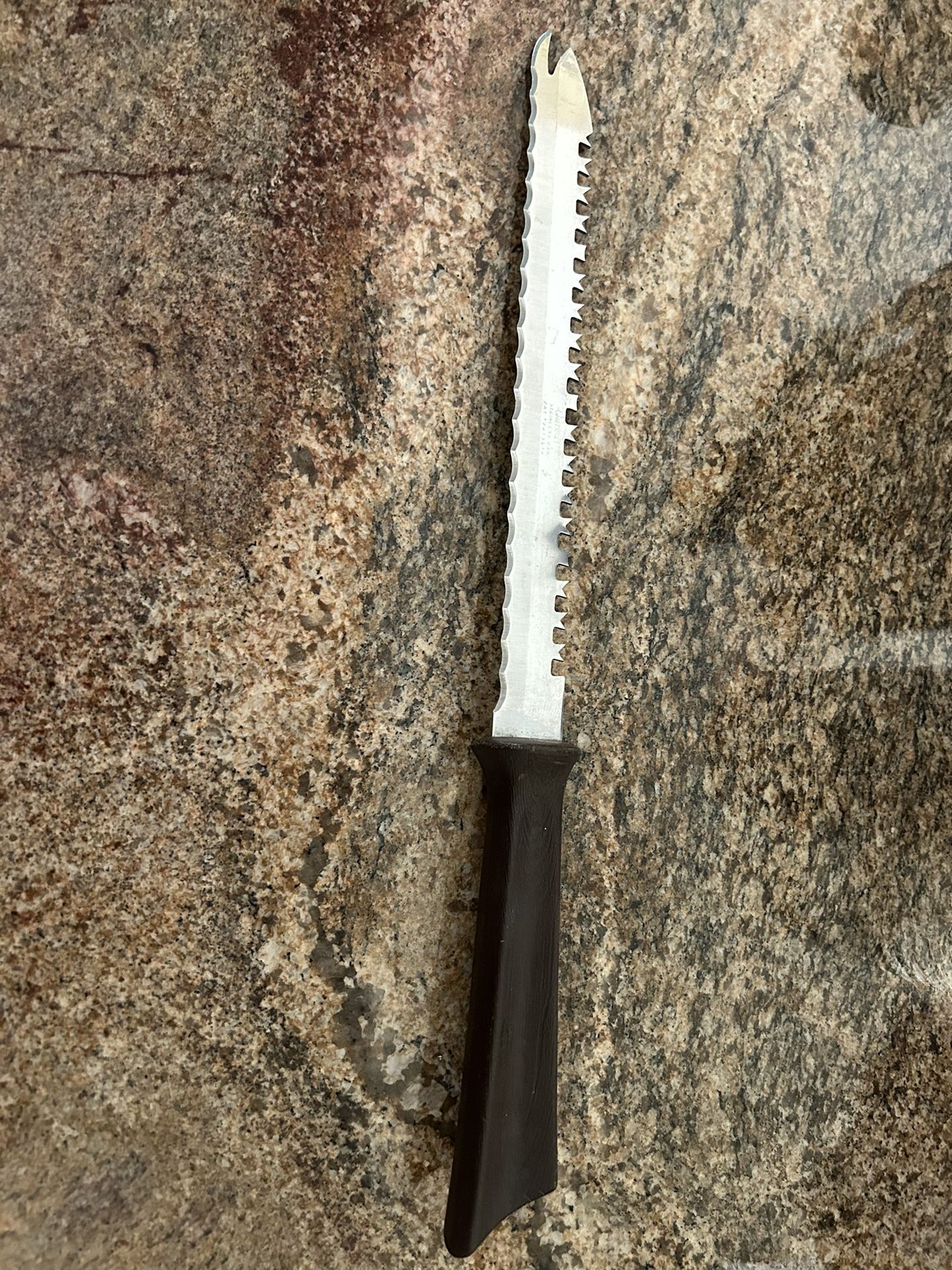Vintage QUIKUT Stainless Steel Carving Knife, Excellent Condition, Pre-Owned