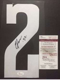 New England Patriots Eric Rowe autographed jersey number