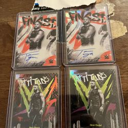 Tama Tonga WWE Topps Finest 2025 Auto/numbered Lot 