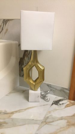 Possini Euro Design Hera Modern Glam Luxury Table Lamp Decor 29”tall.Marble Base For Living Room