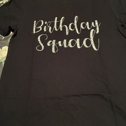 Birthday Shirts Use Only One Time For Pictures