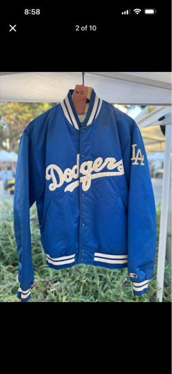 Starter LA Dodgers Satin Bomber Jacket Vintage 80s Size L