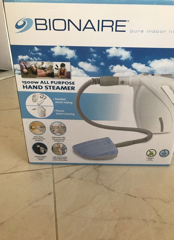 Bionaire 1500W All Purpose HAND STEAMER