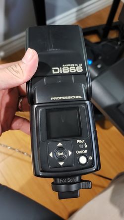 External flash sony alpha mount