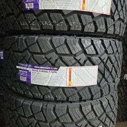 (4) 33x12.50r20 Predator A/T Tires 33 12.5 20 Inch AT 12-ply F Rated 