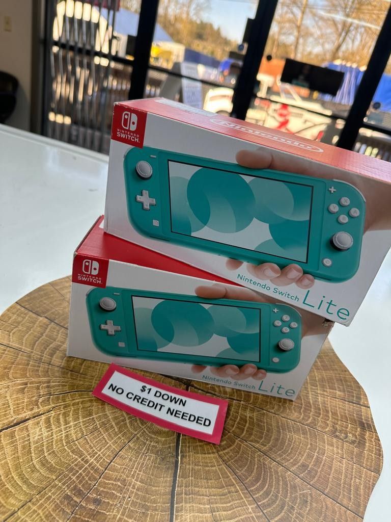 Nintendo Switch Lite New Game Console - Pay $1 today and pay the rest later -