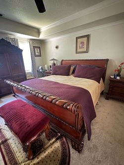 Full furnished bedding, including mattress and furniture