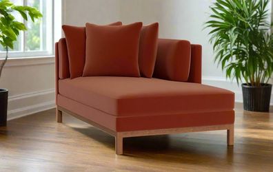 Lovely Havenly Jasper Rust Corner Chaise Lounge Chair FFE258-206