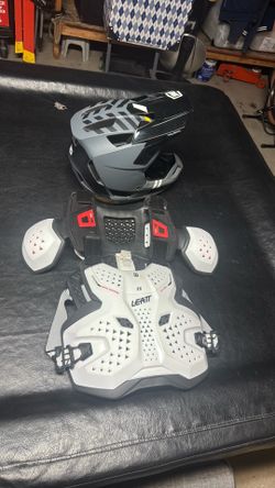 LEATT 3.5 and 100% Helmet XL