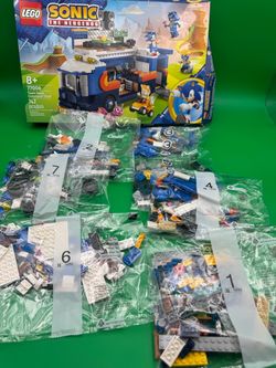 LEGO Sonic the Hedgehog 77006 Team Sonic Command Truck Damaged Box