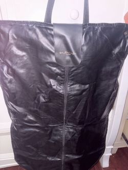 Vintage Balenciaga Paris travel suit Garment black bag