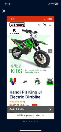 Electric Dirt Bike.