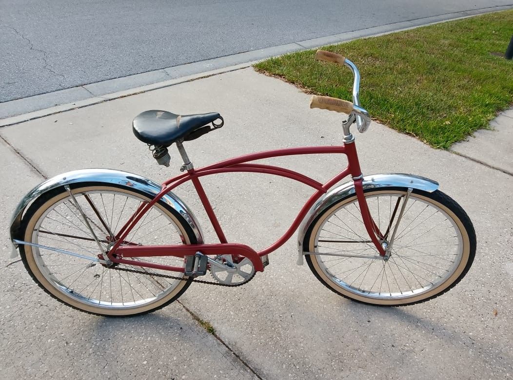 Antique Vintage Red Schwinn Corvette II Bike Bicycle