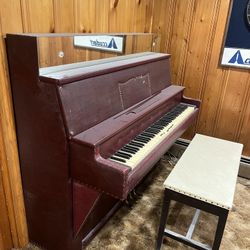 Piano With Bench