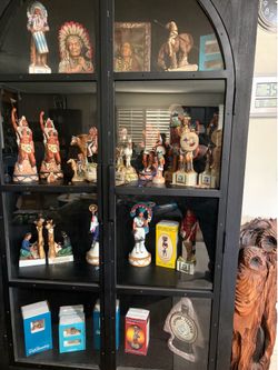 Native American Porcelain Decanters