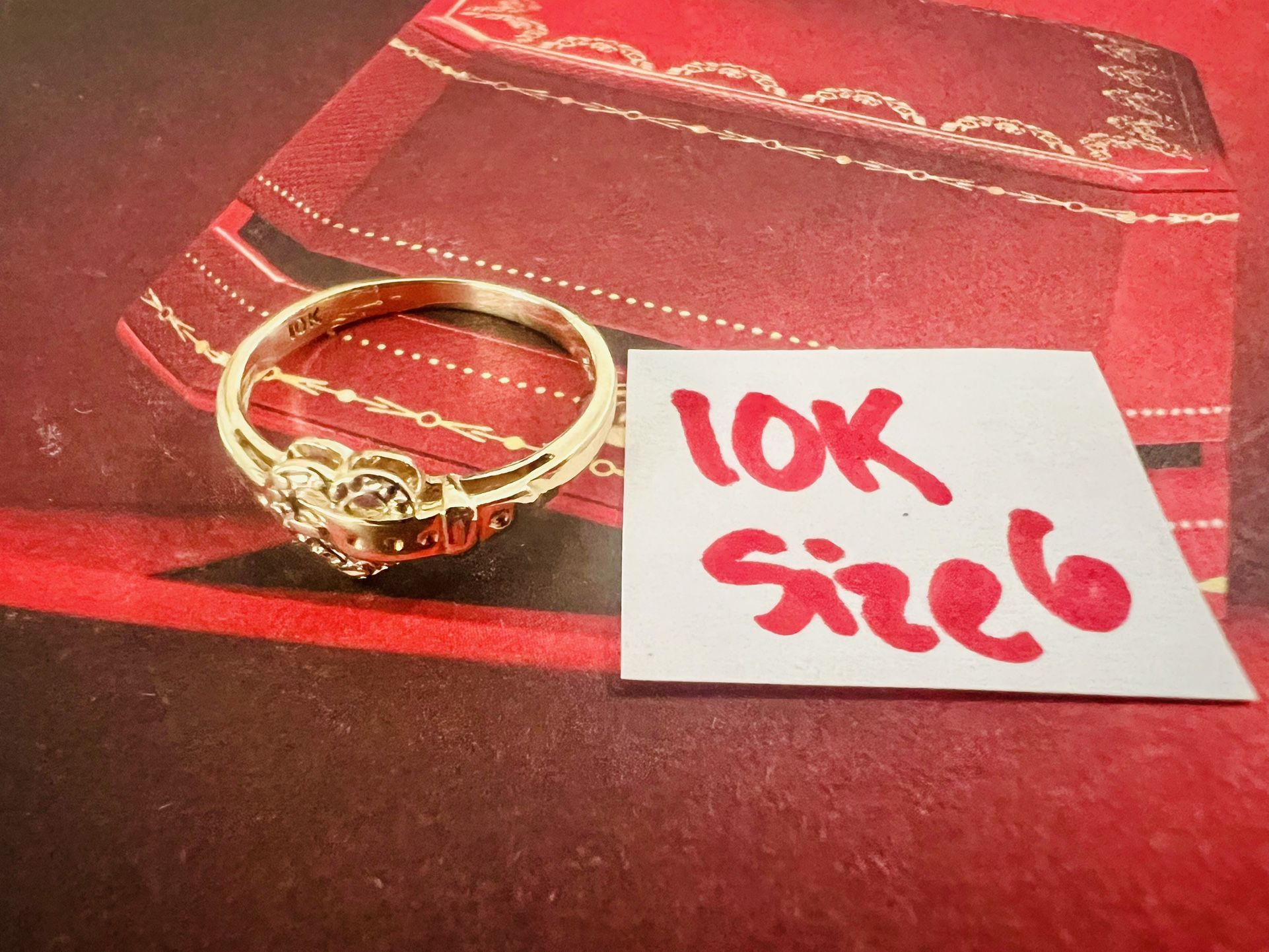 10K Solid Gold Wedding Ring Size 6