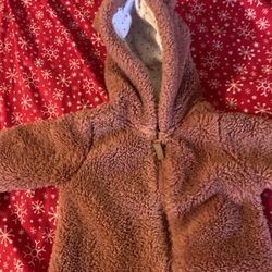Baby Size 3 Month Sherpa Full Body Suit