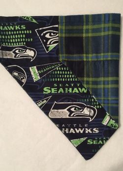 Seahawks pet bandana