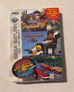 Sega Saturn Virtua Fighter, Virtua Cop, Daytona USA
