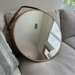 West Elm Circle Mirror 24”