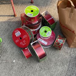 Holiday Ribbon Paid 5.99-16.99 Each Yours For A Lot Less Than Than 