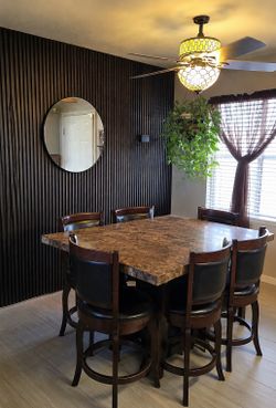 Marble table and chairs