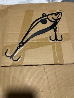 Fishing lure wall decor