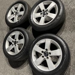 4 — 205/55r16  5x4.5 5x114.3 Stock Honda Civic Accord Rsx Camry Corolla Wheels Rims Tires