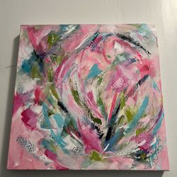 Abstract Flower Painting 