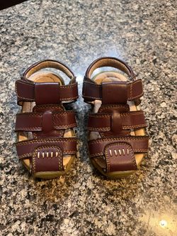 Toddler Leather Sandals Size 6