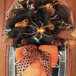 Halloween Wreath 🕸️🕷️