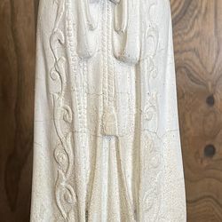 Vintage Cement Mary Statue