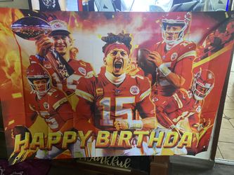 Happy Bday Back Drops 10 Each 