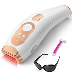 Laser Hair Removal IPL Laser Hair Removal for Women and Men Permanent, 999999 Flashes, At-Home Hair Removal Device for Facial Legs Arms Whole Body Use