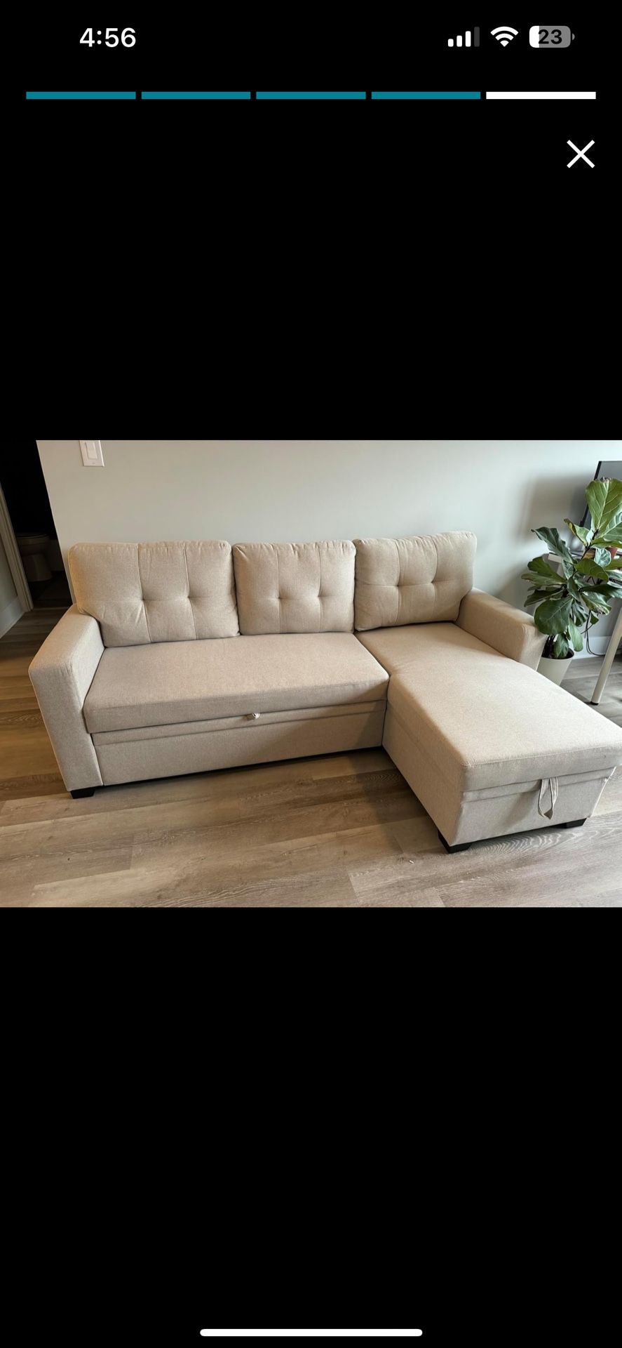Tan/Beige couch