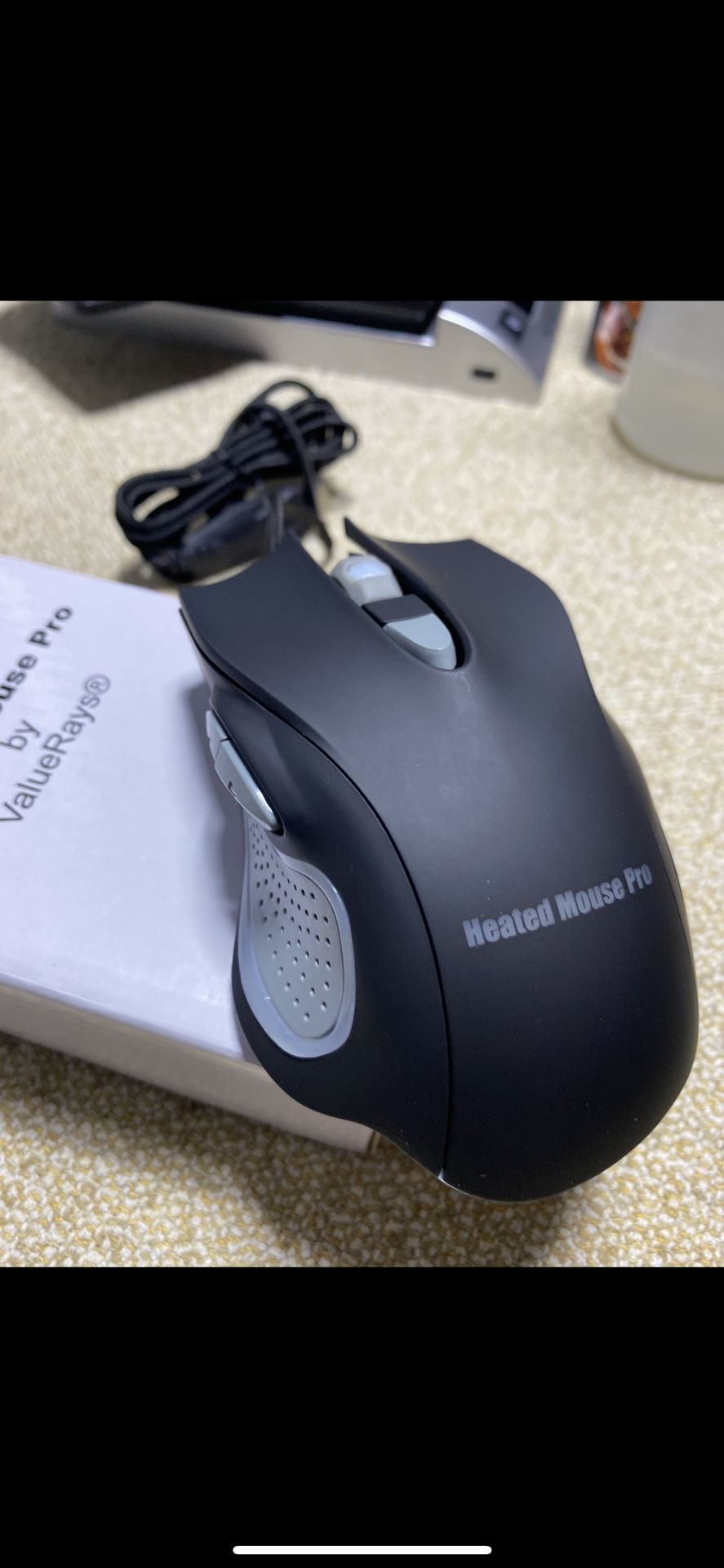 Heated Mouse Pro Gamer Style New Authentic