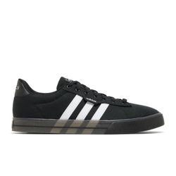 adidas Shoes Mens 8 Black Daily 3.0 Translucent Outsole Skate White FW7050