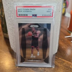 2017 Panini Prizm Bam Adebayo Psa 9 Mint