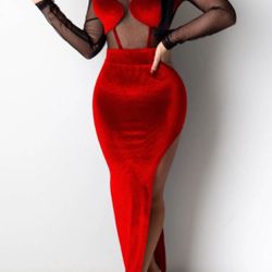 Red Dress S-XL 