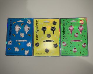 “candywirez” earbuds w/ mic