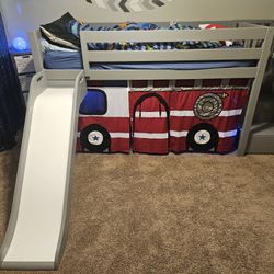 Twin Loft Bed And Dresser 