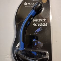 Klim Voice - USB Microphone Stand for Laptop for Laptop - Gaming Microphone PS4 - Blue - New Version 2022
