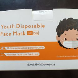 Youth Disposable Face Mask