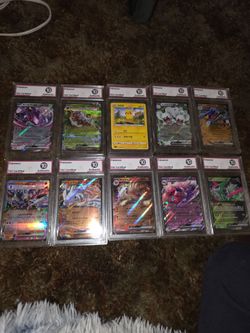 Lot of 10 TCG Certified Grade 10 Japanese Pokémon Cards