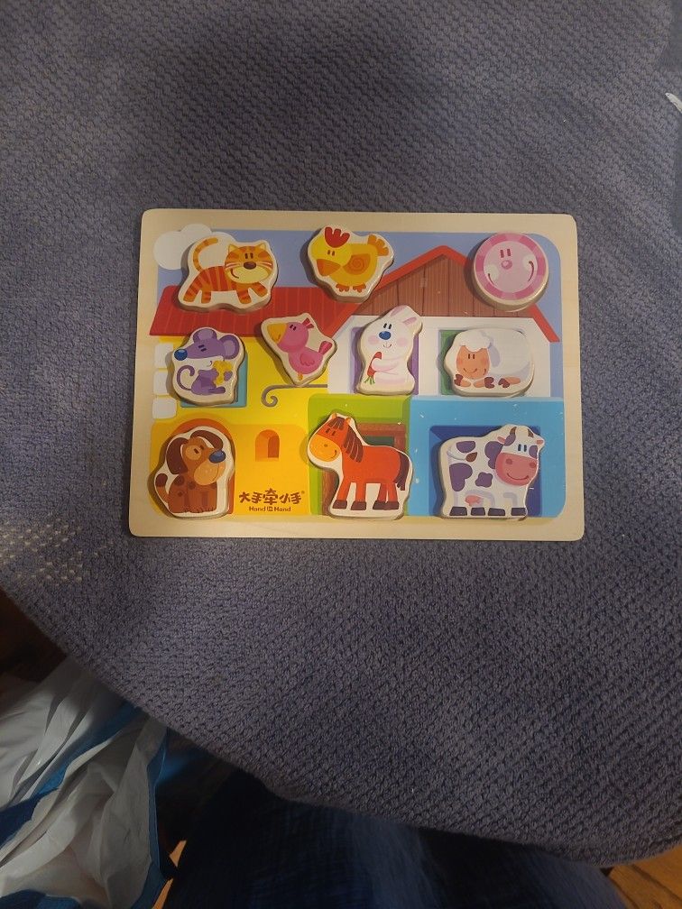 Wooden Peg Puzzles 